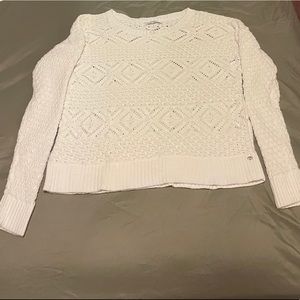 American Eagle White Sweater XL